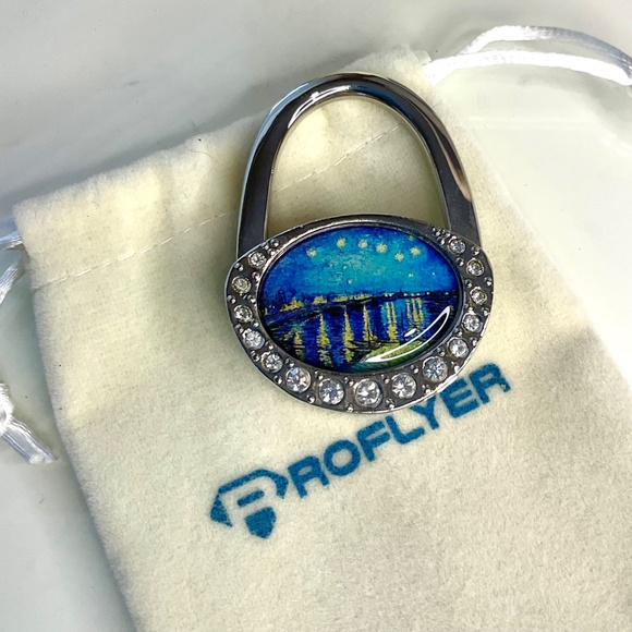 Starry Nighy Purse Table Hangers/Hooks 🎁 Gift Ready with dust bag - Picture 3 of 4